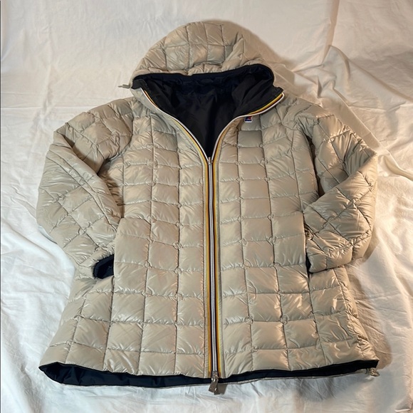 K-Way Other - K-Way Reversible Sophie Thermo Plus2 Light Tan Quilted Puffer Jacket